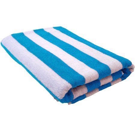 Large Cotton Beach Towel - Aqua