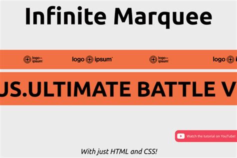 The Greatest Infinite Marquee (HTML + CSS only) - Webflow