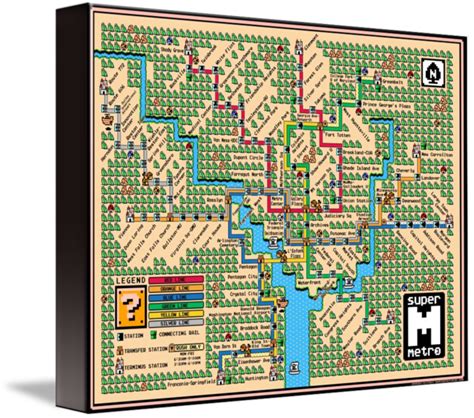 Washington Metro Map 2018 Mario 3 World Map Style By - vrogue.co