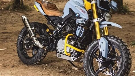 BMW G310R Scrambler Custom by DKdesign - YouTube