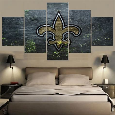 New Arrivals Modern Home Decor Picture New Orleans Saints 5 Panel ...