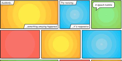 the comic strip shows different types of speech bubbles