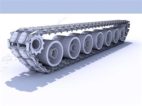 Tank Track 3d Model