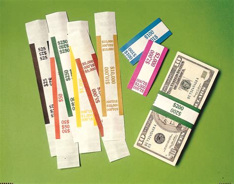 White Kraft Currency Bands - A. Rifkin Co.