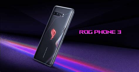 ROG Phone 3 with SD 865+, 144Hz AMOLED screen, 6,000mAh battery now official