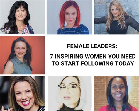 Female Leaders: 7 Inspiring Women You Need to Start Following Today - Influencive