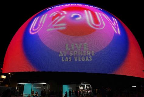 U2 Concert Uses Stunning Visuals to Open Massive Sphere Venue in Las Vegas