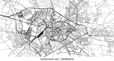 Urban Vector City Map Bialystok Poland Stock Vector (Royalty Free) 1403806514 | Shutterstock