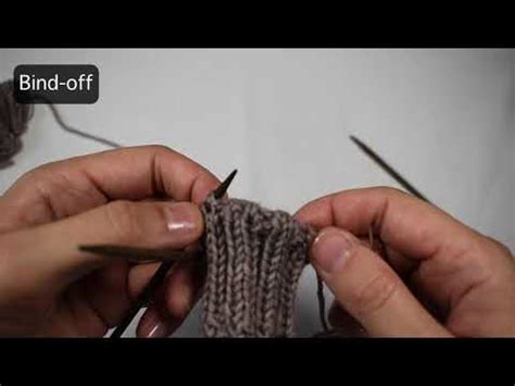 Zanete's Stretchy Tubular Bind-off for 2x2 Ribbing - YouTube