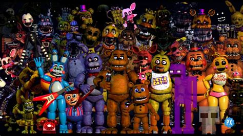 All Five Nights At Freddy's Characters | FNAF Character 2023 (2023)