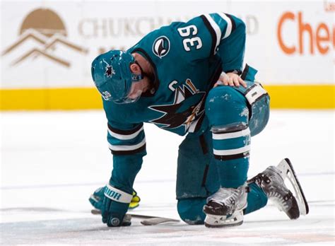 Logan Couture Provides an Update on Sharks Return - The Hockey News San ...