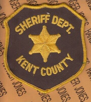 KENT COUNTY Sheriff Department Michigan PD SO LEO 4.25" patch m/e | eBay