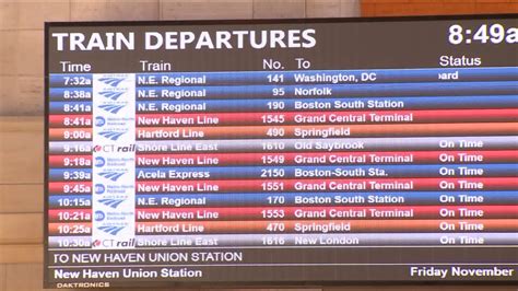 Union Station New Haven Train Schedule To Grand Central - News Current ...