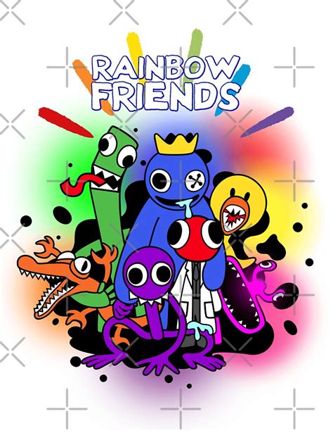 "Rainbow Friends Hug it Out Colors" Kids T-Shirt for Sale by ...