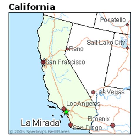 La Mirada California Map - Angela Maureene