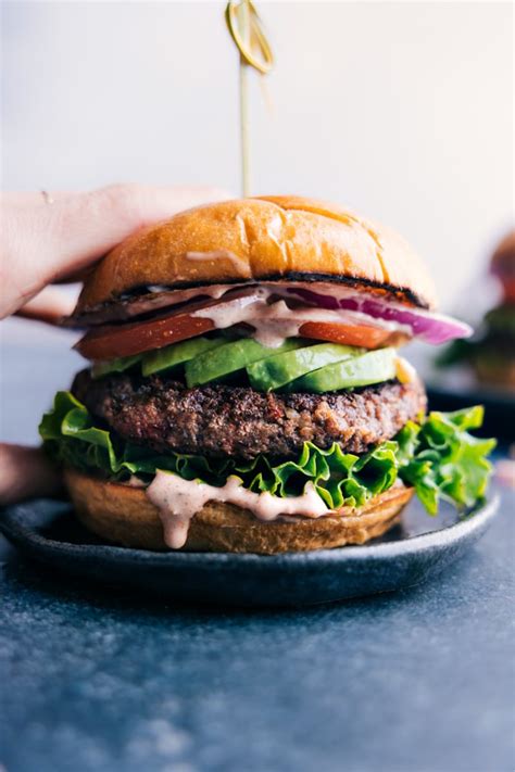 Black Bean Burger (Plus an Amazing Sauce!) - Chelsea's Messy Apron