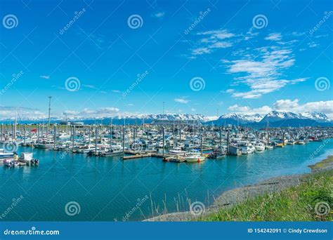 Homer Spit, Alaska stock image. Image of water, spring - 154242091