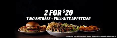 Applebee's 2 For $20 Menu Is Back - The Fast Food Post