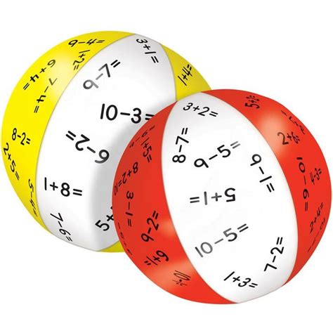 Catch-A-Fact™ Addition And Subtraction Within 10 Beach Ball Set | Addition and subtraction ...