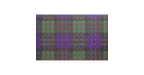 Macdonald clan Plaid Scottish tartan Fabric | Zazzle