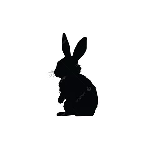 Little Bunny Silhouette, Rabbit, Bunny, Easter PNG Transparent Image and Clipart for Free Download