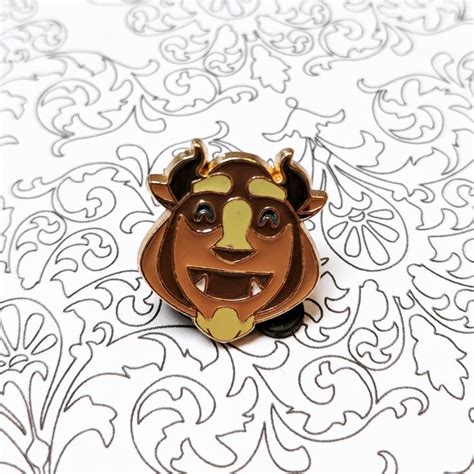 Beast emoji Disney pin | Disney pin collections, Disney pins, Disney