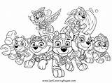 Paw Patrol Coloring Page sketch template