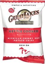 Great Lakes Potato Chip Co. Kettle Cooked Michigan Cherry BBQ Potato Chips