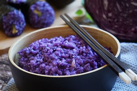 Purple rice!! It’s all about the color – VEGAN & COLORS