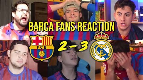 BARCA FANS REACTION TO BARCELONA 2 - 3 REAL MADRID (SUPERCOPA DE ESPAÑA SEMIFINAL) | FANS ...