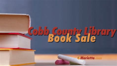 Cobb County Library Book Sale | Marietta.com