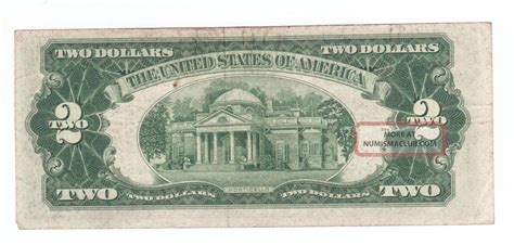 1953a Red Seal $2. 00 Thomas Jefferson Note, Two Dollar Bill A57175307a