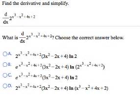 Solved: Find The Derivation And Simplify D/dx What Is D/dx... | Chegg.com