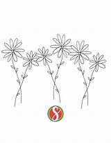 Free Daisy Coloring Pages — Stevie Doodles sketch template