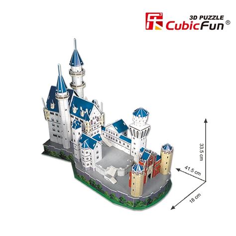 3D Neuschwanstein Castle Puzzle - Toy Sense