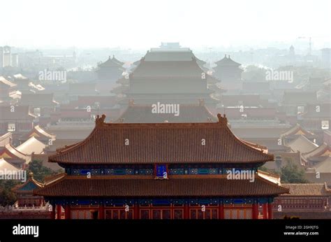 Roofs of Forbidden City, Beijing Stock Photo - Alamy