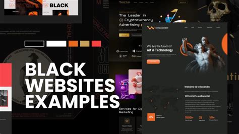 60+ Examples of Black Websites with a Strong Online Presence