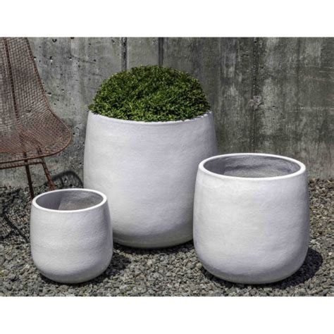 Cole Planters White Modern Tall Ceramic | Kinsey Garden Decor