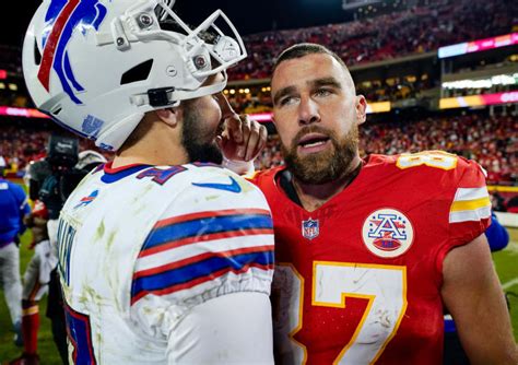 Mics Caught Travis Kelce’s Classy Message to Josh Allen Moments After Chiefs’ Loss to Bills ...