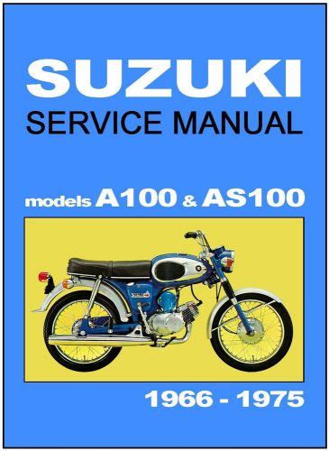 Purchase SUZUKI Workshop Manual A100 AS100 1966 1967 1968 1969 1970 ...