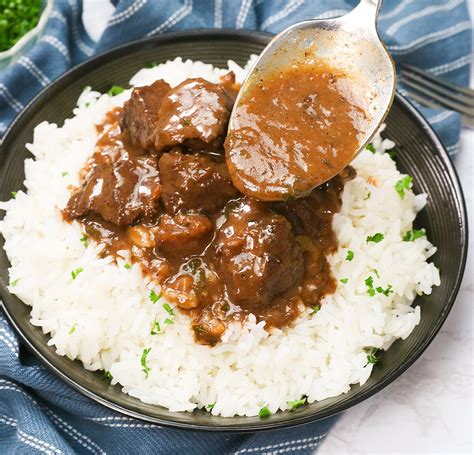 Beef Tips And Rice Recipe - Immaculate Bites