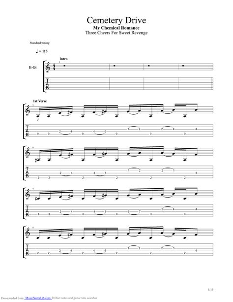 Cancer My Chemical Romance Piano Sheet Music Pdf LINK