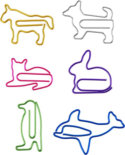 Amazon.com : Cute Small Paper Clips Assorted Colors - 120 Counts Funny ...