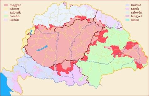 The shrinking of the Hungarian linguistic area between 1910-1990 ...