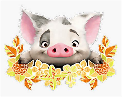 Transparent Moana Clip Art - Cute Pua From Moana, HD Png Download - kindpng