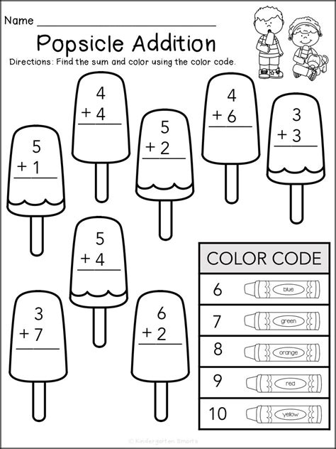 Kindergarten Review Worksheets Summer Review Kindergarten Ma