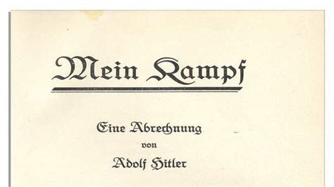 Hitler Signed Mein Kampf Editions On Auction | US News | Sky News