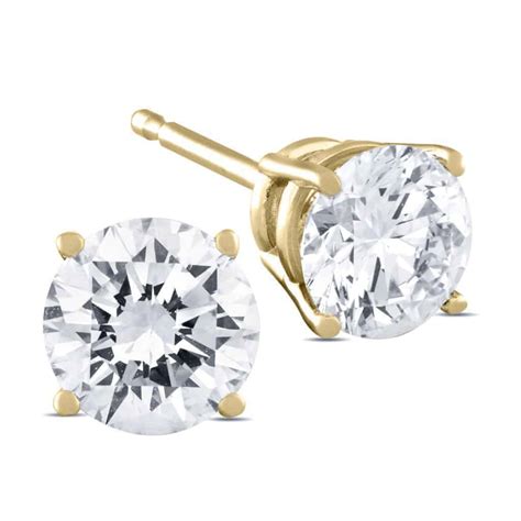 1 Carat Diamond Studs - The Jewelry Exchange | Direct Diamond Importer