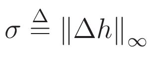 L-Infinity Norm of Derivative Objective