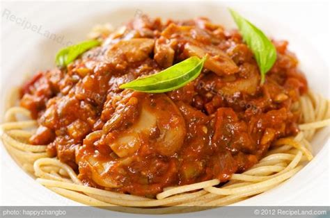 Eggplant Spaghetti Sauce Recipe